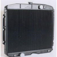 Радиатор охлаждения   ГАЗ 3307-1301010-70 ( медный  3-х ряд)  ШААЗ