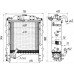 Радиатор  охлаждения 85.13.010-4  ДТ75 с  дв. А41  (3-х рядный медный) (Оренбургский радиатор) 
