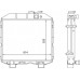 Радиатор охлаждения 3205-1301010-01 ПАЗ-32053,4230,4234  (медный 3-х рядный) ШААЗ 